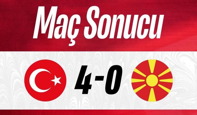 A Milli Takım, Kuzey Makedonya’yı mağlup etti