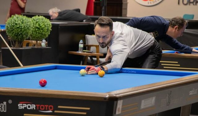 3 Bant Bilardo Dünya Kupası Türkiye'de başladı