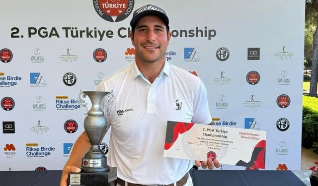 Ediz Kemaloğlu PGA Türkiye Şampiyonası'nda zirveye çıktı