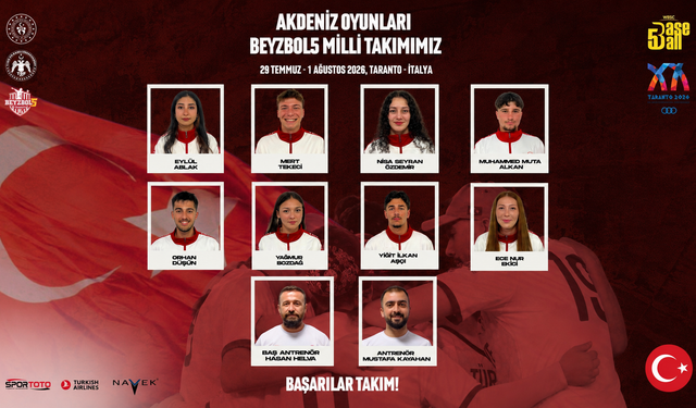 Beyzbol5 Milli Takımı’nın Taranto 2026 Kadrosu Açıklandı