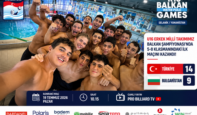 U16 Sutopu Milli Takımı Bulgaristan'ı Farklı Geçti
