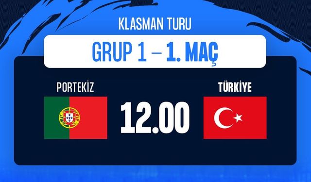 U20 Erkek Hentbol Millileri Portekiz'le Karşılaşacak