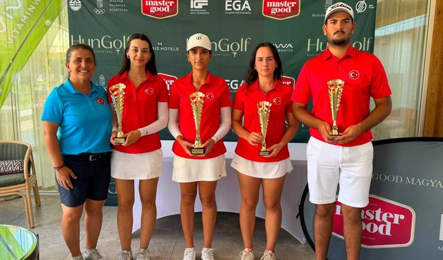 Milli Golfçüler Macaristan'da Kürsüyü Domine Etti