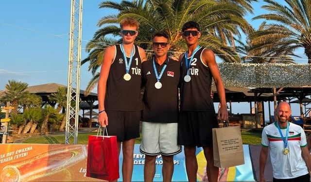 U18 Plaj Voleybolu Millileri Balkan İkincisi Oldu