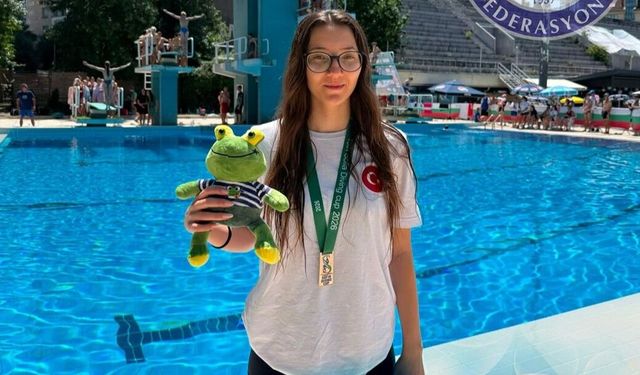 Simay Arslankan Sofia Diving Cup'ta Gümüş Madalya Kazandı