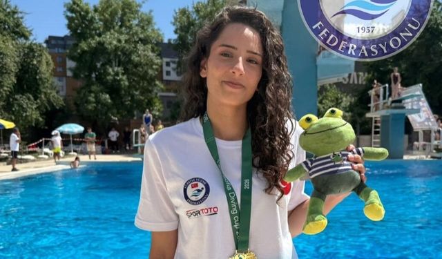 Ece Şevval Erzincan Sofia Diving Cup Şampiyonu Oldu