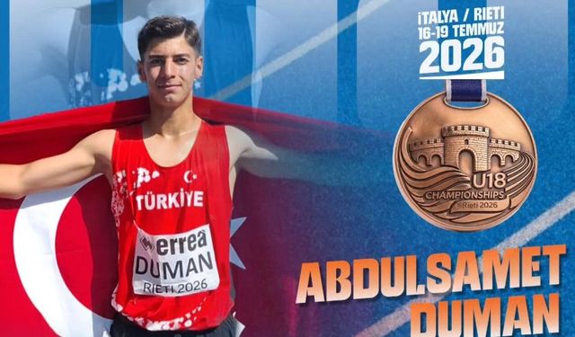 Abdulsamet Duman Avrupa üçüncüsü oldu