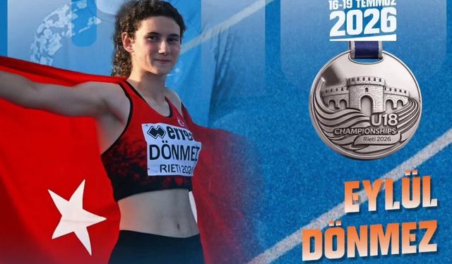 Eylül Dönmez rekorla Avrupa ikincisi oldu