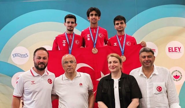 Havalı Tüfek Erkek Takımı U23 Avrupa Üçüncüsü Oldu