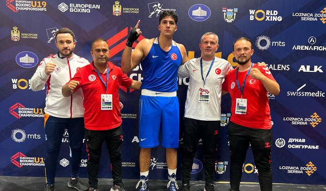 Hakan Deniz Coşkun U19 Avrupa Boks’ta Çeyrek Finalde