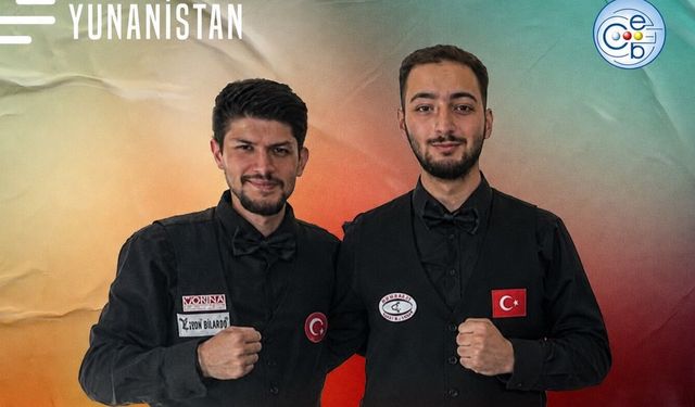 Seymen Özbaş ve Kıvanç Yıldırım Avrupa Üçüncüsü