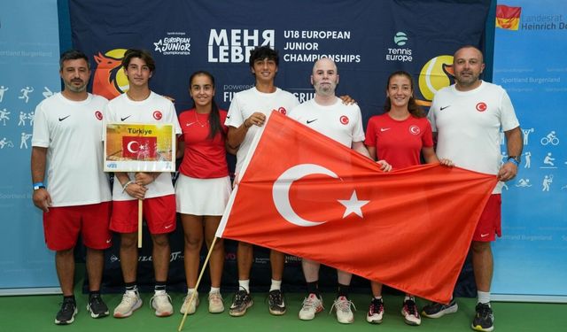 18 Yaş Milli Tenisçiler Avrupa Şampiyonası’na Başladı