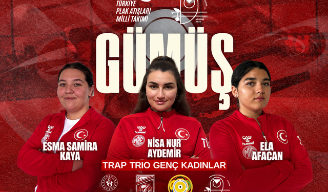 Milli Atıcılardan Avrupa Şampiyonası'nda Bir Gümüş Daha