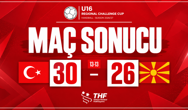 U16 Kadın Milli Hentbol Takımı İlk Etabı 2'de 2 ile Bitirdi