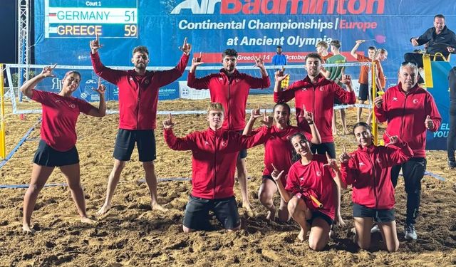 Türkiye AirBadminton Avrupa Şampiyonası'nda Yarı Finalde
