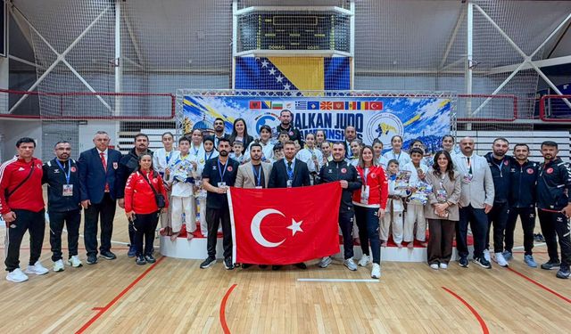 Türkiye Balkan Judo Şampiyonası'nda 36 Madalya Kazandı