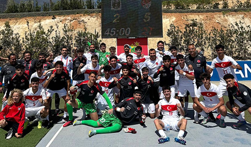 U16 Milli Takımımız, UEFA Gelişim Turnuvası’nı İkinci Sırada Tamamladı