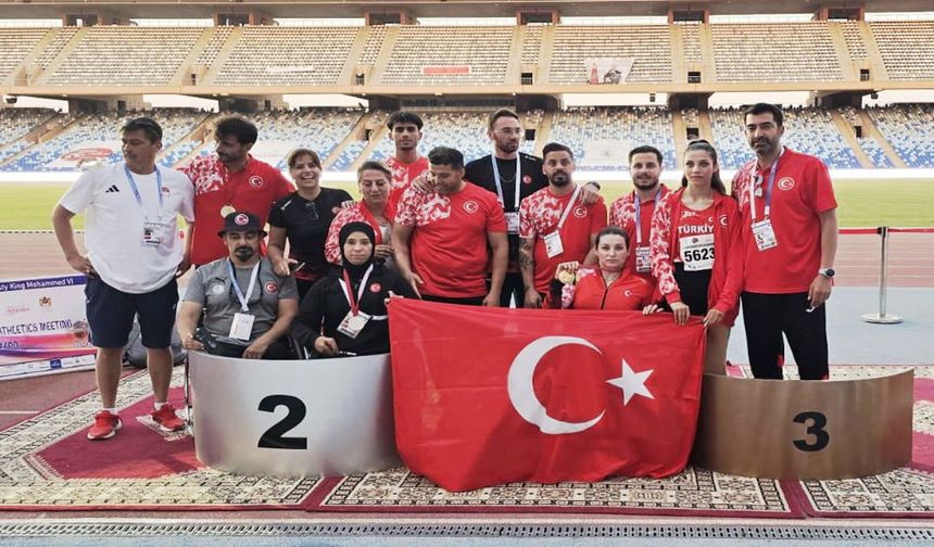 Para Atletlerimiz Fas'tan 6 Madalya ile Döndü