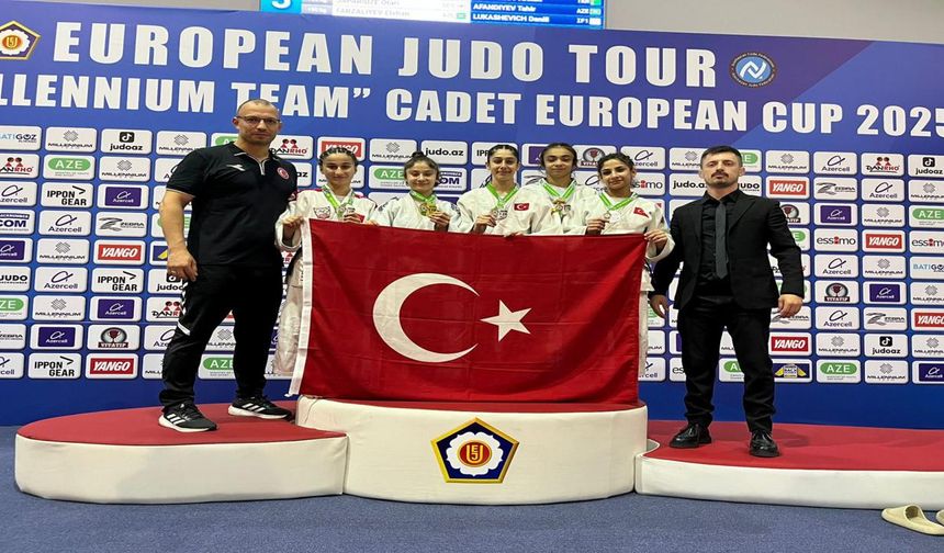 Ümit judoculardan Avrupa Kupası’nda 5 madalya