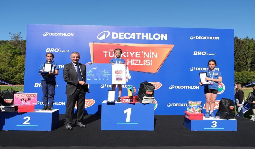 Türkiye’nin En Hızlı Çocukları İstanbul’da Belirlendi