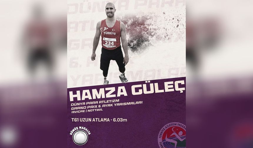 Engelleri Aştı, Gümüşe Uçtu: Hamza Güleç’ten Tarihi Atlama!
