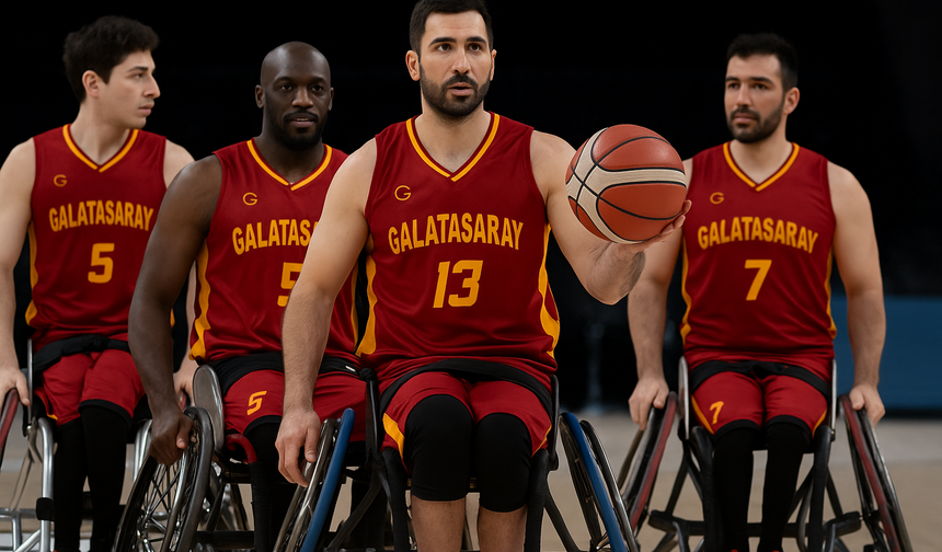 Galatasaray Tekerlekli Sandalye Basketbol Takımı Başarılarını Kutladı
