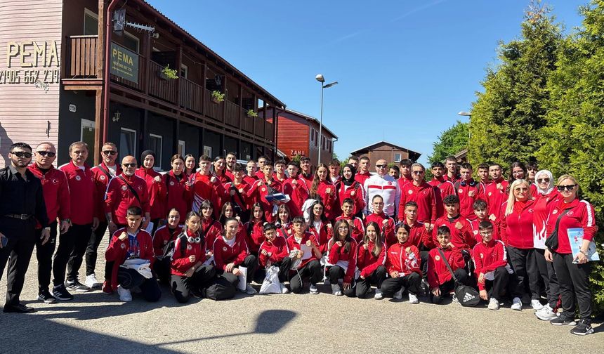 Wushu millileri Avrupa’yı salladı