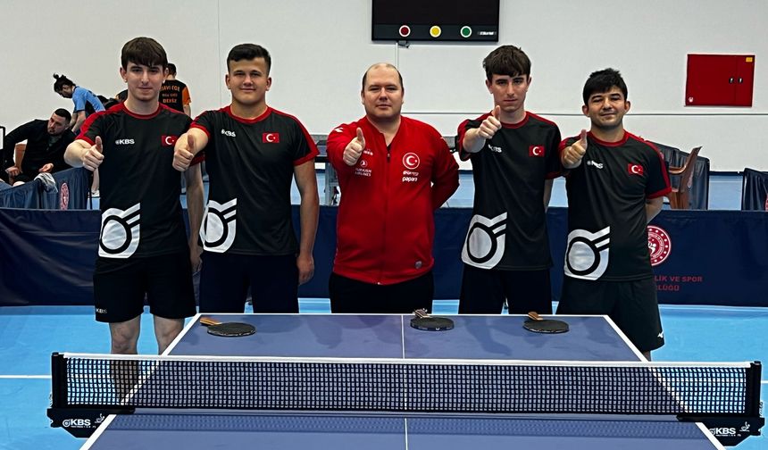 Para Masa Tenisi Milli Takımı Samsun’da sahaya çıkıyor Özel sporcular 3. Lig Final Etabı’nda mücadele veriyor