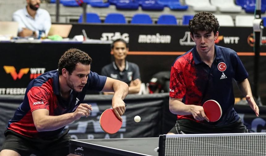 İbrahim Gündüz ve Talha Yiğenler, WTT Feeder Priştine'de finale yükseldi