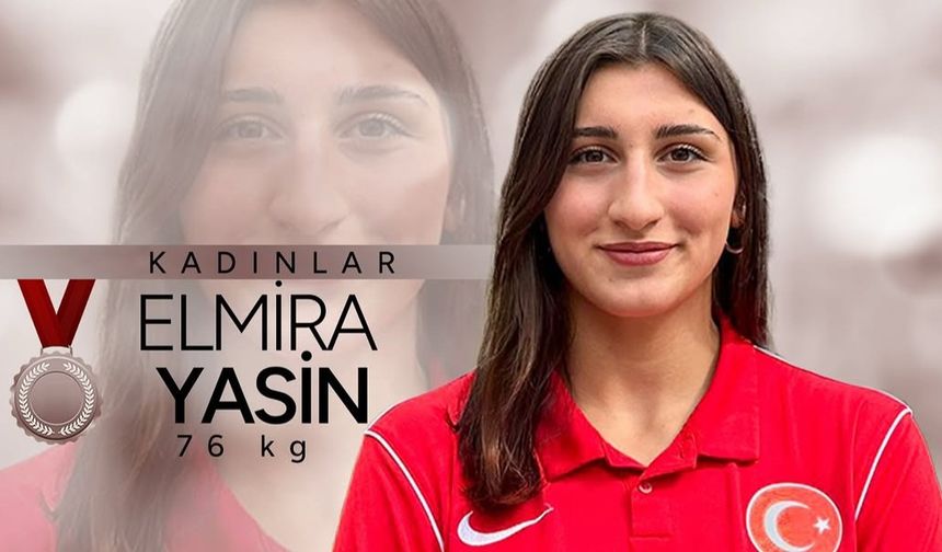 Elmira Yasin Avrupa Güreş Şampiyonası’nda Bronz Aldı