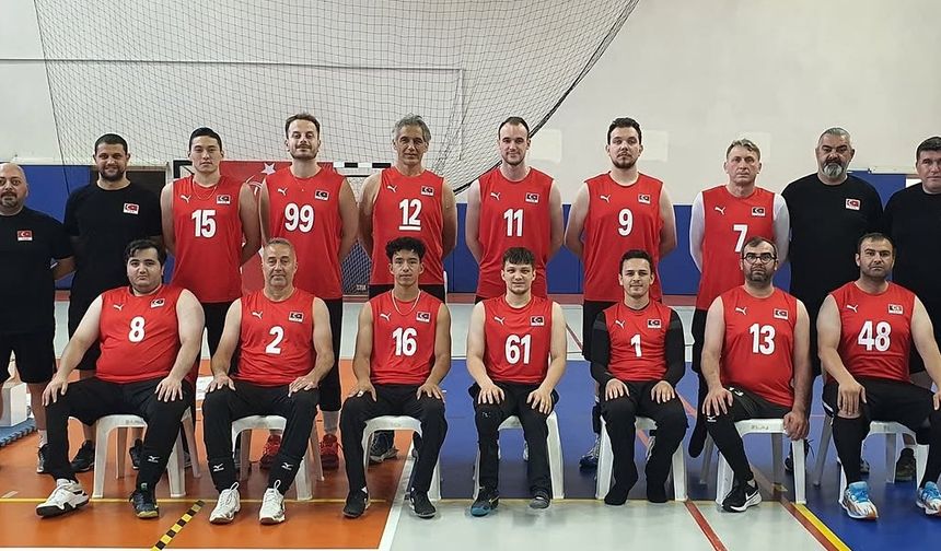 Oturarak Voleybol Milli Takımımız Avrupa Şampiyonası’na Hazır