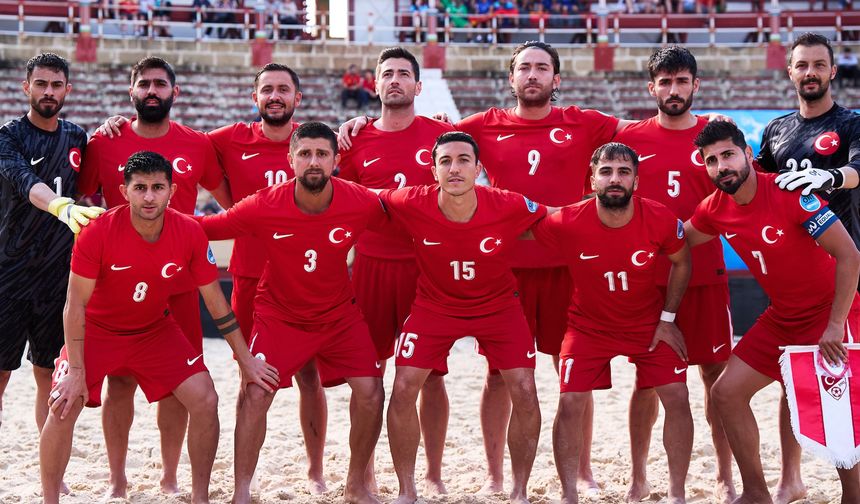 Plaj Futbolu Millî Takımı Avrupa A Ligi’nde Almanya ile