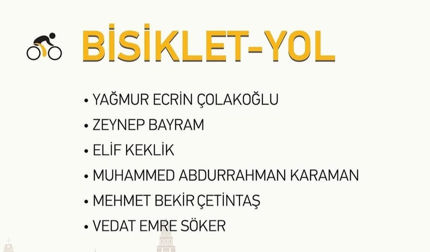 Ay-Yıldızlı Pedallar EYOF 2025'te Yarışa Hazır