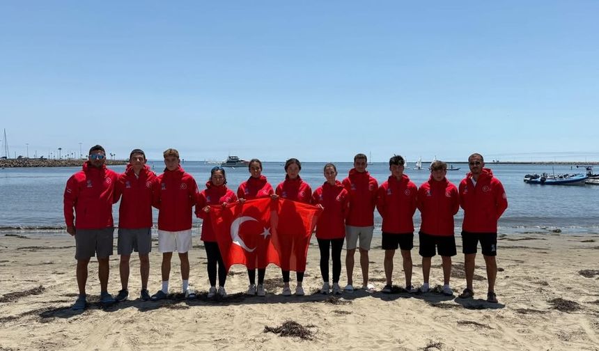 Genç yelkenciler ILCA 4 Dünya Şampiyonası’nda
