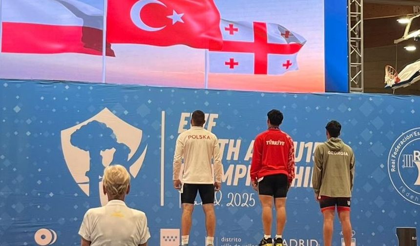 Yiğithan Eroğlu Avrupa Şampiyonu: 3 Altın Madalya