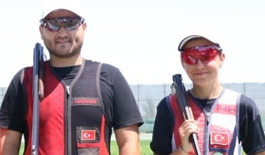 Milli atıcılar Şahin ve Can, Skeet Duet’te 6. oldu