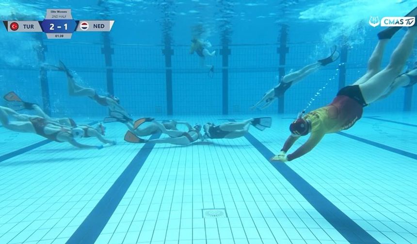 Sualtı Hokeyinde Millilerimiz Namağlup Şampiyonluğa Koşuyor