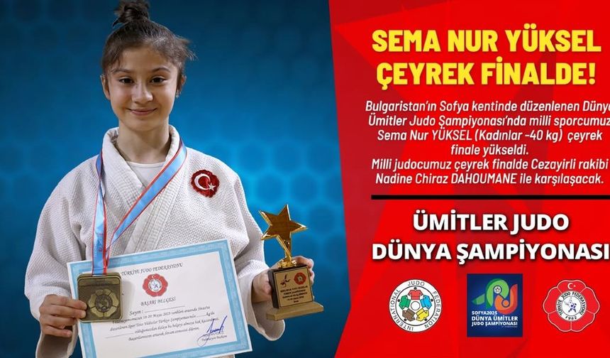 Tatamide Bir Yıldız Daha Parlıyor: Sema Nur Yüksel’den Dünya Çapında Başarı!