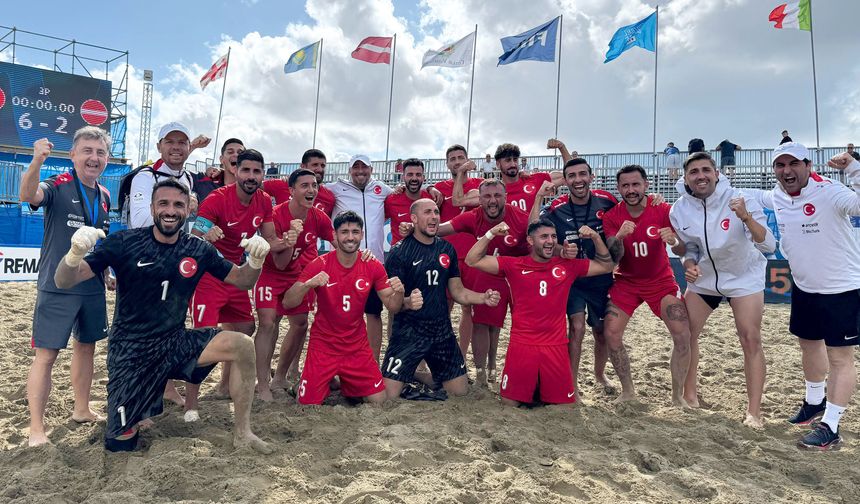 Plaj Futbolu Millî Takımı Avrupa A Ligi’nde Kalmayı Başardı