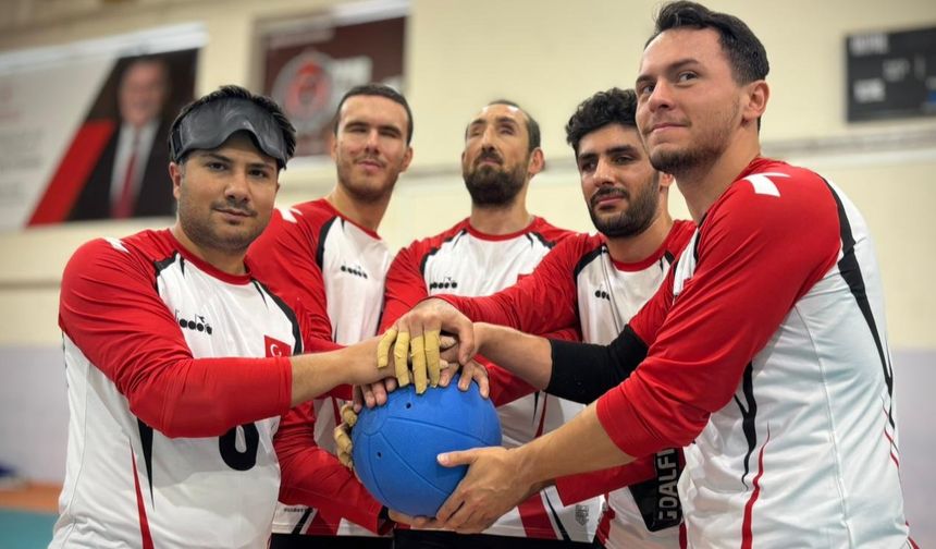 Goalball Erkek Milli Takımı Avrupa’ya hazır