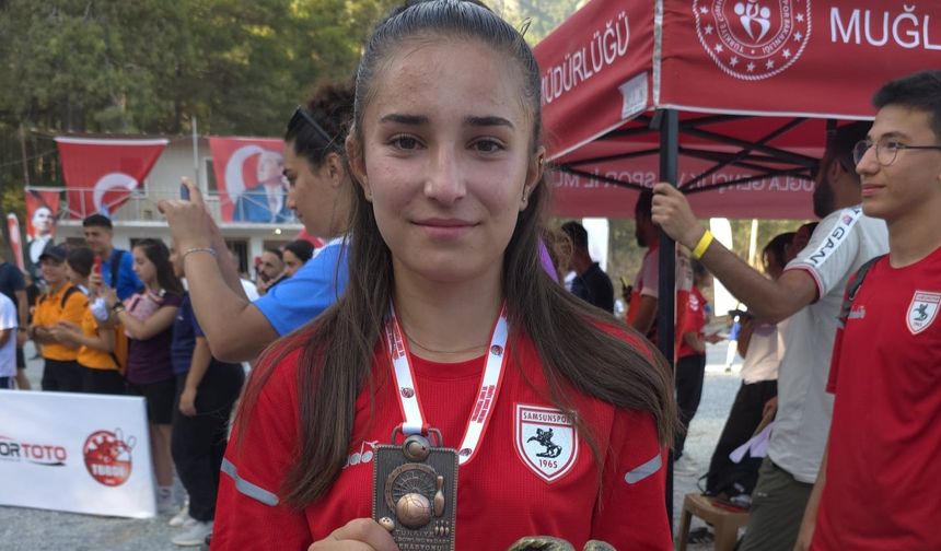 Samsunsporlu Yağmur Tosun boccede rekor kırdı