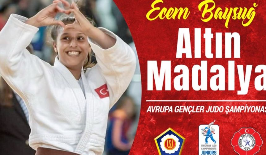 Ecem Baysuğ, Avrupa’da zirveye çıktı!