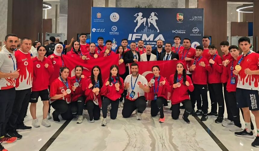 Türkiye Gençler Dünya Muaythai Şampiyonası’nda 15 Madalya