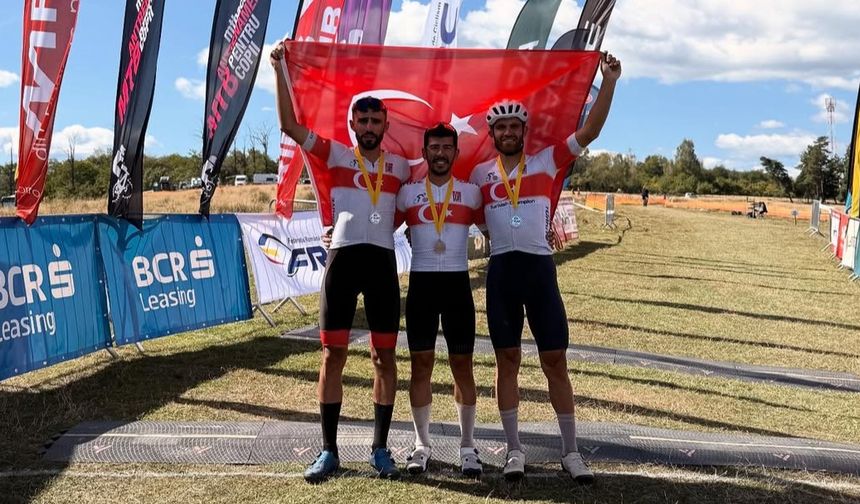 Milli Bisikletçiler Balkan Şampiyonası’na Damga Vurdu