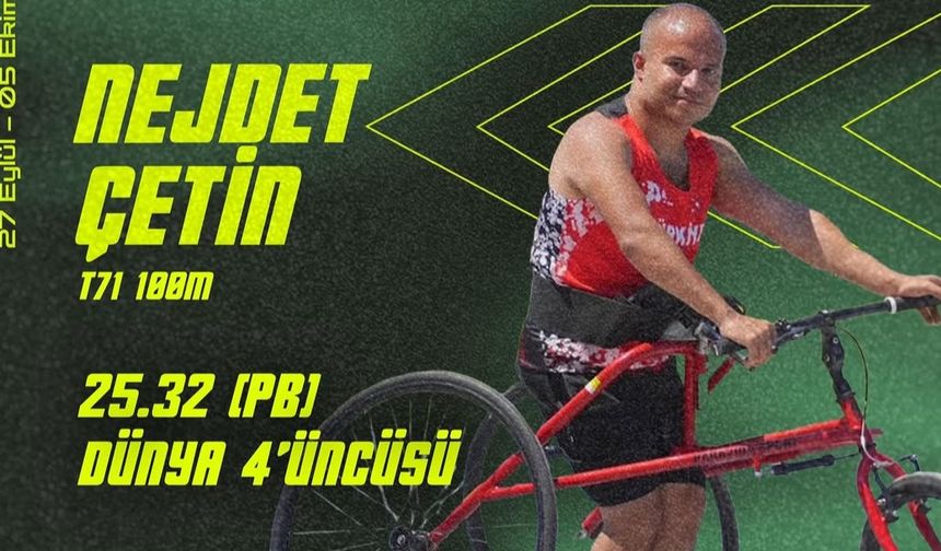 Nejdet Çetin Dünya Şampiyonası’nda 4. Oldu