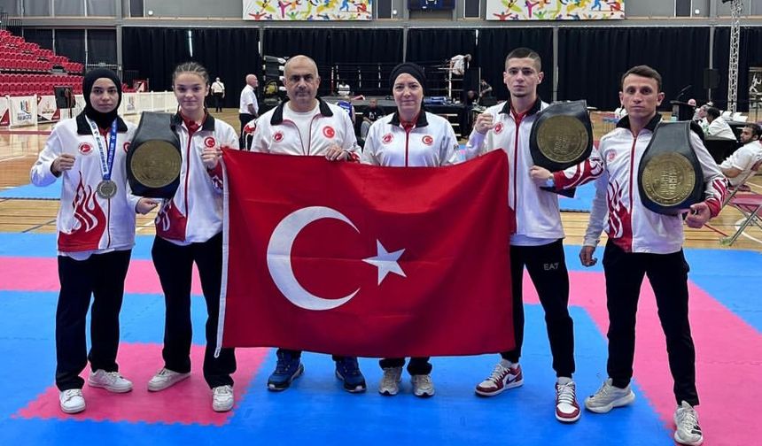 Kick Boks Milli Takımı Kanada’da 4 Madalya Kazandı