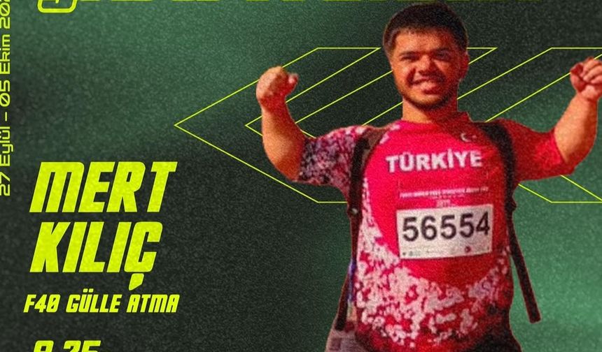 Mert Kılıç Dünya Para Atletizm Şampiyonası’nda 10. Oldu