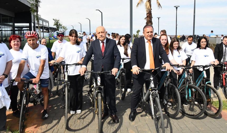 Trabzon’da bisiklet ve yürüyüşle hareketlilik haftası