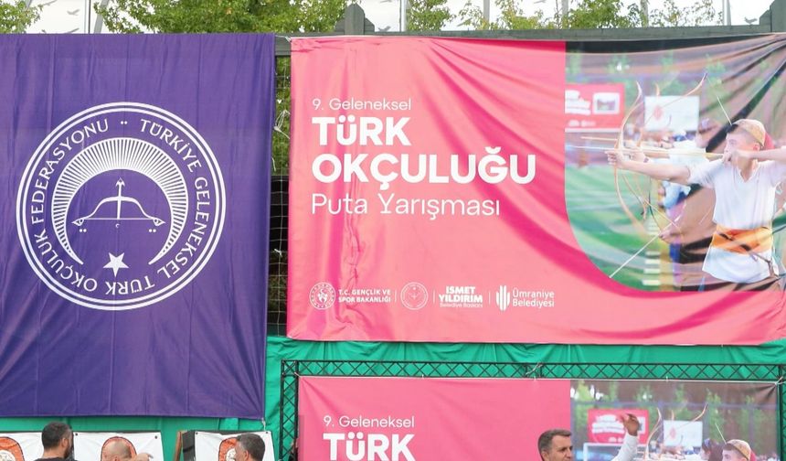 Ümraniye’de 9. Geleneksel Türk Okçuluğu Yarışması yapıldı