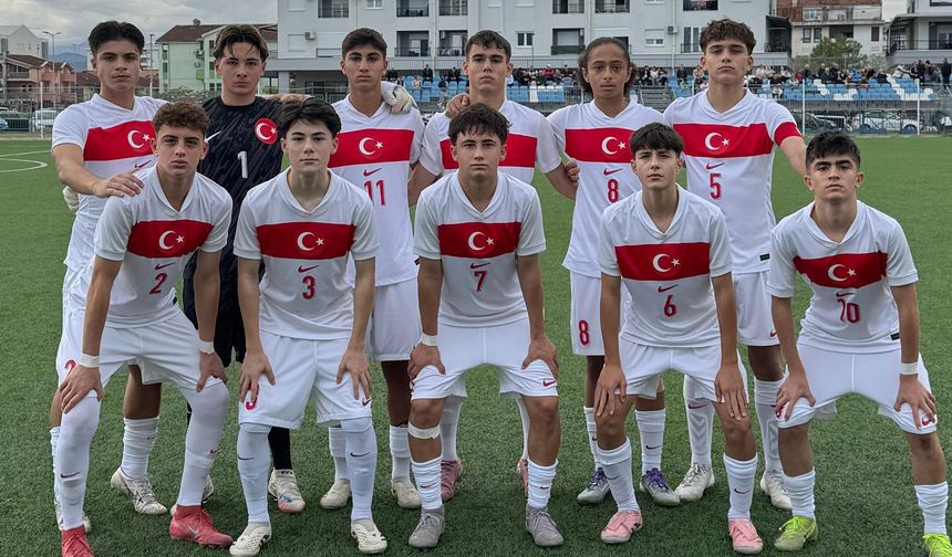 U15 Millî Takımımız, Karadağ’ı 3-0 Mağlup Etti